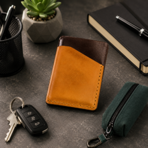 Leather Keychain Coin Purse